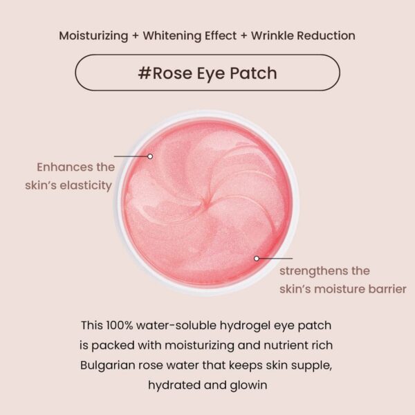 heimish Bulgarian Rose Water Hydrogel Eye Patch (60 pcs)