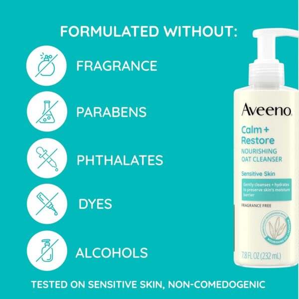 Aveeno Calm Restore Nourishing Oat Cleanser (232 ml)