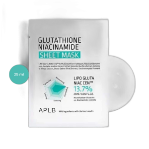 APLB Glutathione Niacinamide Sheet Mask (25 ml)