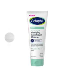 Cetaphil Gentle Clear Clarifying Acne Cream Cleanser (124 ml)