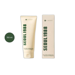 K-Secret Seoul 1988 Cleansing Foam : Pine Cica 1% + Probiotics (150 ml)