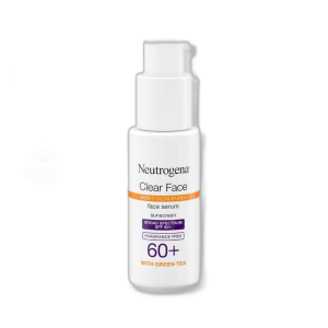 Neutrogena Clear Face Serum Sunscreen with Green Tea SPF60+ (50 ml)