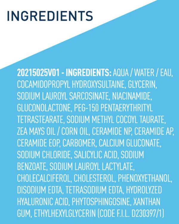 CeraVe Renewing SA Cleanser (USA Variant)