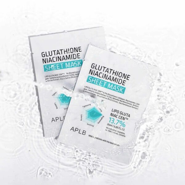 APLB Glutathione Niacinamide Sheet Mask (25 ml)
