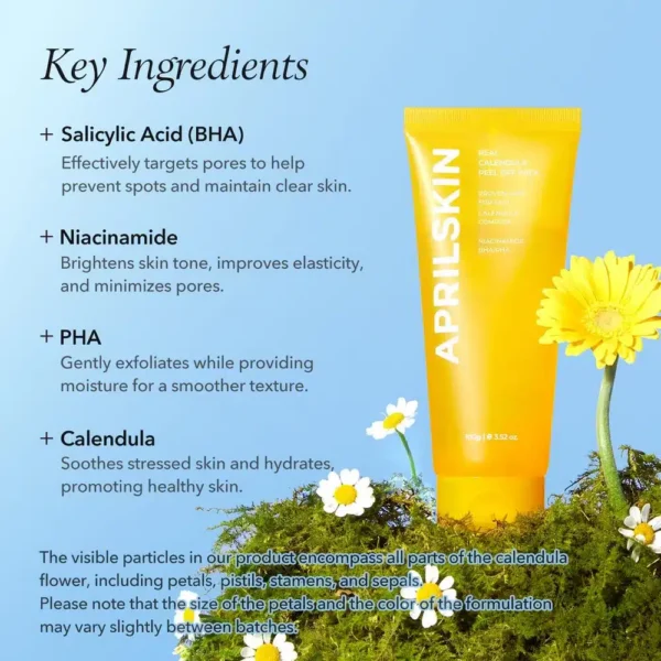 APRILSKIN Calendula Flower-Infused Facial Peel Off Mask (100 g)