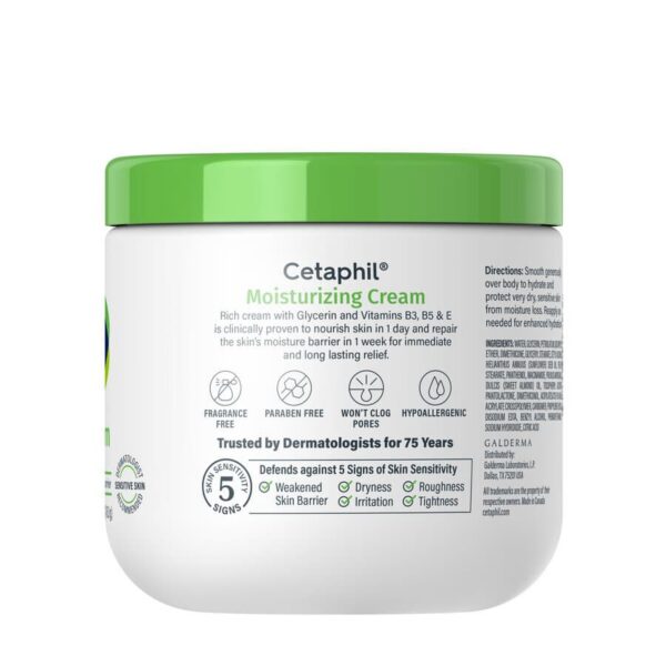 Cetaphil Moisturizing Cream Ultimate with Prebiotic Aloe (453 g)