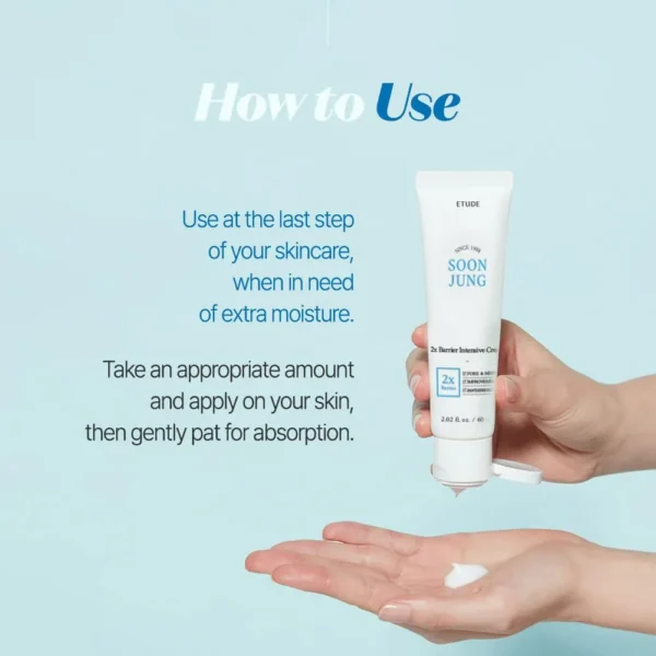 Etude SoonJung 2x Barrier Intensive Cream 60ml