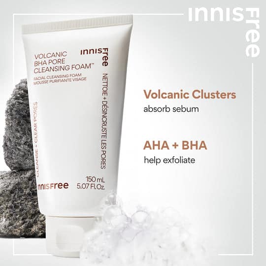 innisfree Volcanic BHA Pore Cleansing Foam (150 g)