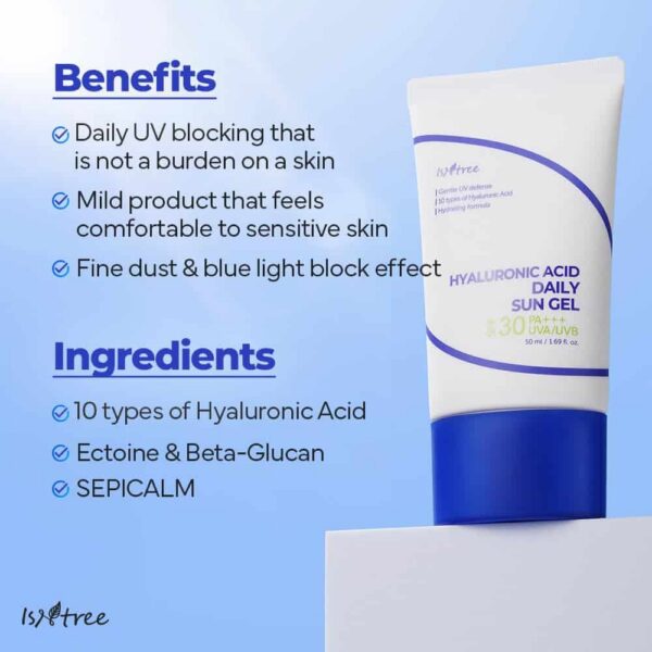 ISNTREE Hyaluronic Acid Daily Sun Gel (50 ml)