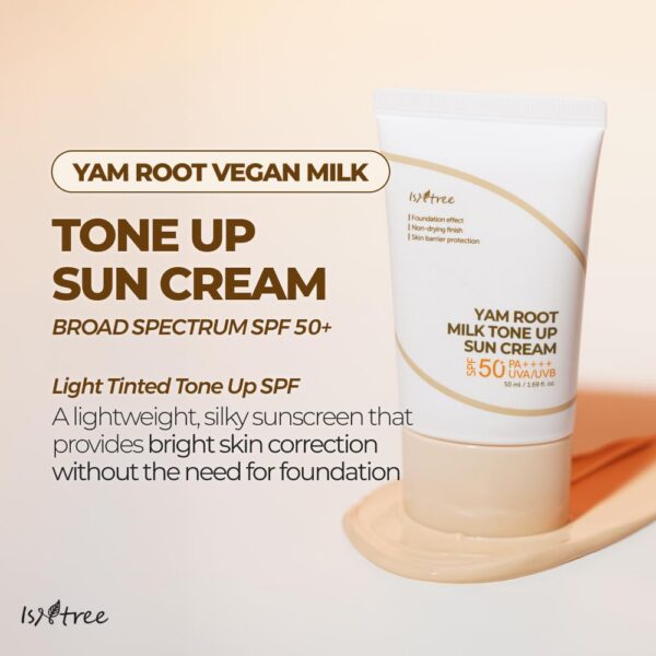 ISNTREE Yam Root Milk Tone Up Sun Cream (50 ml)