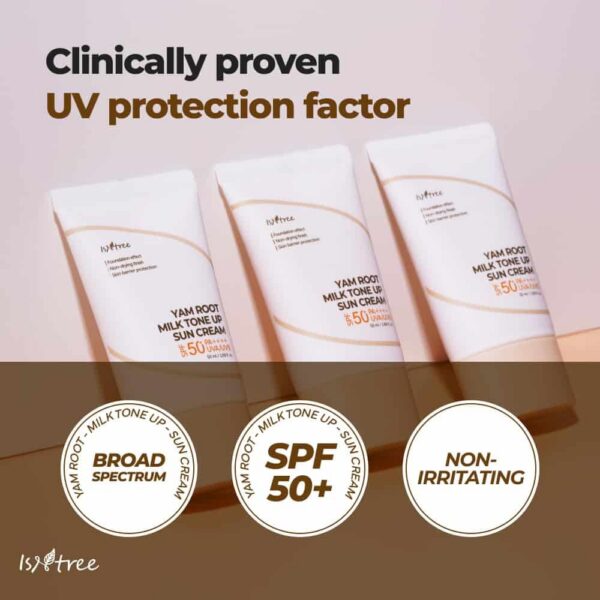 ISNTREE Yam Root Milk Tone Up Sun Cream (50 ml)