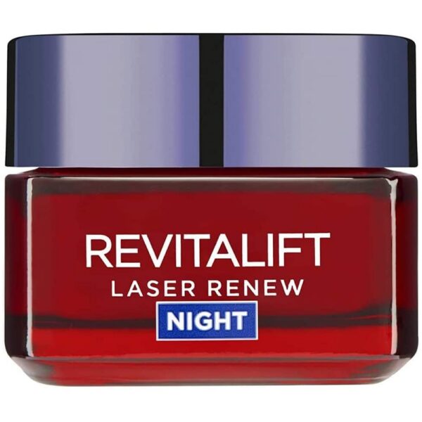 L'Oréal Paris Revitalift Laser Face Moisturiser Triple Action Anti-Ageing Night Cream (50 ml)