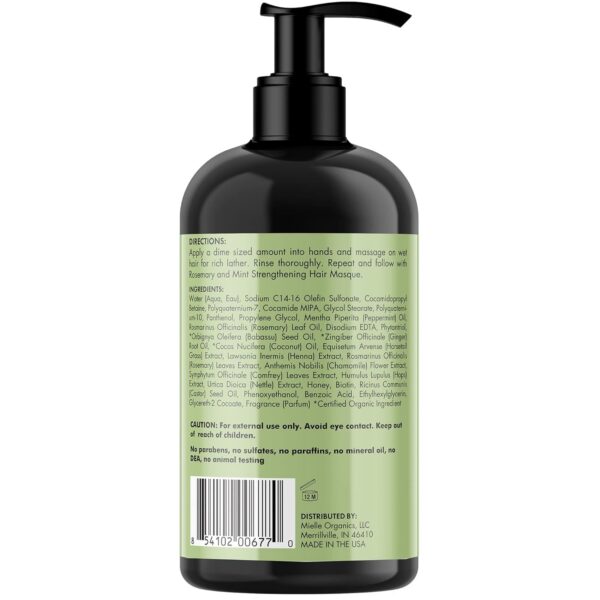 Mielle Rosemary Mint Strengthening Shampoo - (355 ml)