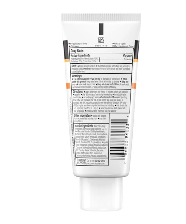 Neutrogena Clear Face Oil-Free Sunscreen SPF50 (88 ml)