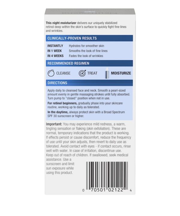 Neutrogena Rapid Wrinkle Repair Night Moisturizer (29 ml)