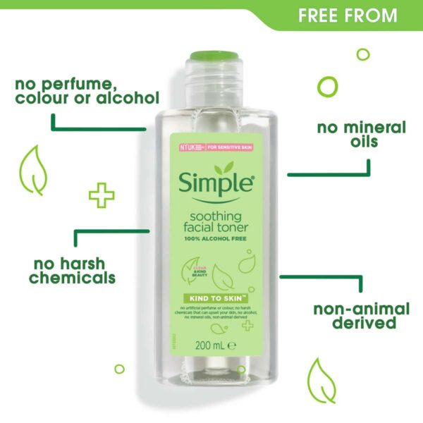 Simple Kind to Skin Soothing Facial Toner (200 ml)