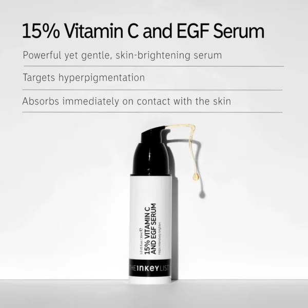 The INKEY List 15% Vitamin C + EGF Serum (30 ml)