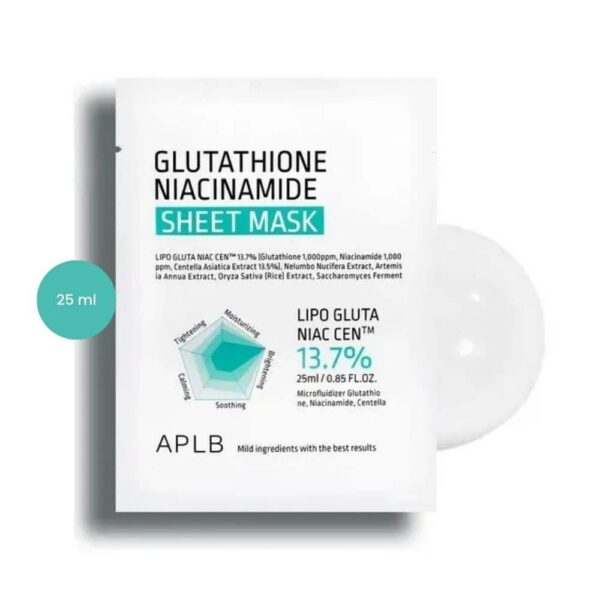 APLB Glutathione Niacinamide Sheet Mask (25 ml)
