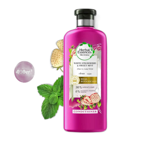 Herbal Essences bio:renew White Strawberry & Sweet Mint conditioner – 400ml