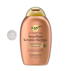OGX Brazilian Keratin Smooth Conditioner Smooth & Sleek – 385ml