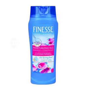 FINESSE Restore + Strengthen Moisturizing 2in1 Shampoo+Conditioner With Hyaluronic Acid 384ml