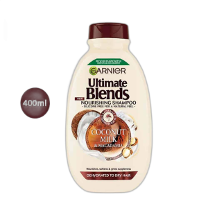 Garnier ULTIMATE BLENDS Coconut Milk Shampoo for Dry Hair – 400ml