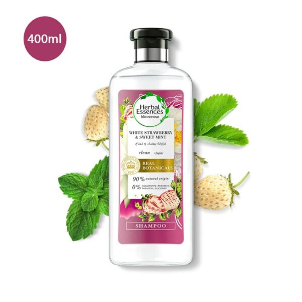 Herbal Essences Bio:renew White Strawberry & Mint Shampoo – 400ml