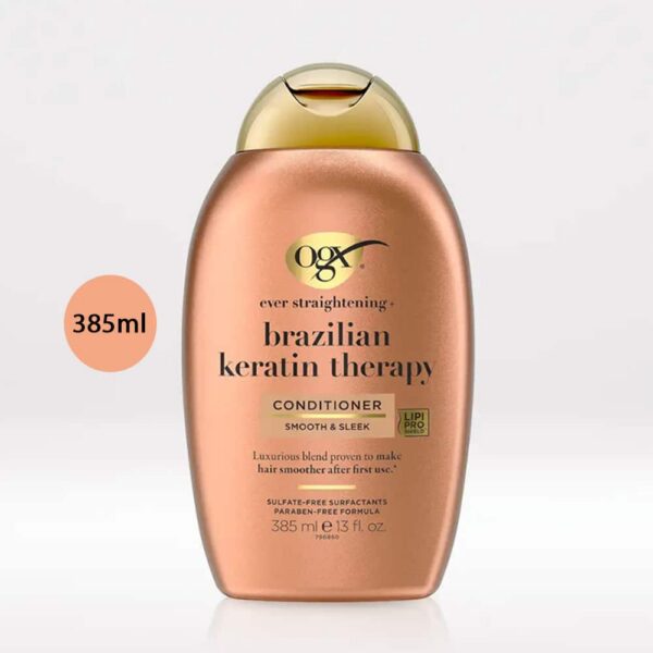 OGX Brazilian Keratin Smooth Conditioner Smooth & Sleek – 385ml