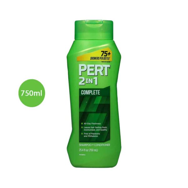 PERT 2 in 1 Complete Clean Shampoo and Conditioner - 750ml