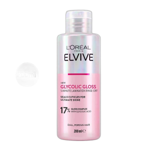 L’Oreal Paris Elvive Glycolic Gloss 5 Minute Lamination Treatment for Dull Hair (200ml)