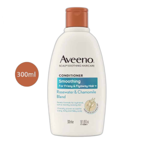 Aveeno Gentle Moisture+ Rose Water & Chamomile Blend Conditioner for Frizzy & Flyaway Hair (300ml)