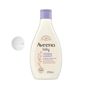 Aveeno Baby Calming Comfort Bedtime Bath & Wash (250ml)