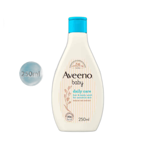 Aveeno Baby Daily Care Hair & Body Wash for Sensitive Skin (250ml)