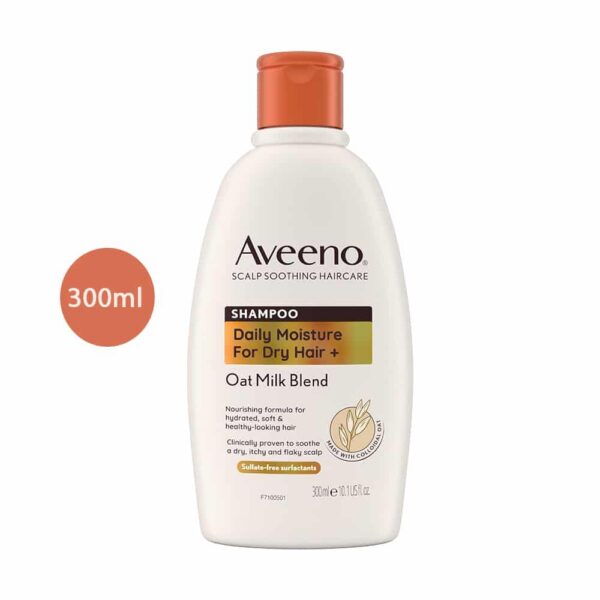 Aveeno Daily Moisture Oat Milk Blend Shampoo For Dry Hair (300ml)