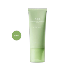 Abib Heartleaf Mild Sunscreen Relief Tube (50ml)