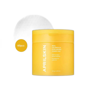 APRILSKIN Real Calendula Hyaluronic Toner Pad (60pcs)