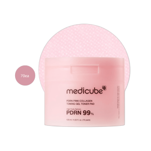 medicube PDRN Pink Collagen Toning Gel Toner Pad (70ea)