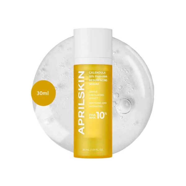 APRILSKIN Calendula10% PHA+AHA Resurfacing Serum (30ml)