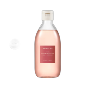 AROMATICA Grace Perfume Body Wash Rose & Geranium (300ml)