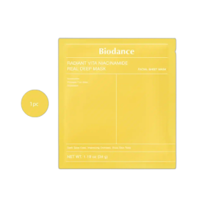 Biodance Radiant Vita Niacinamide Real Deep Mask (34g)