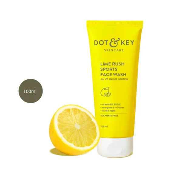 DOT & KEY Lime Rush Sports Face Wash (100ml)
